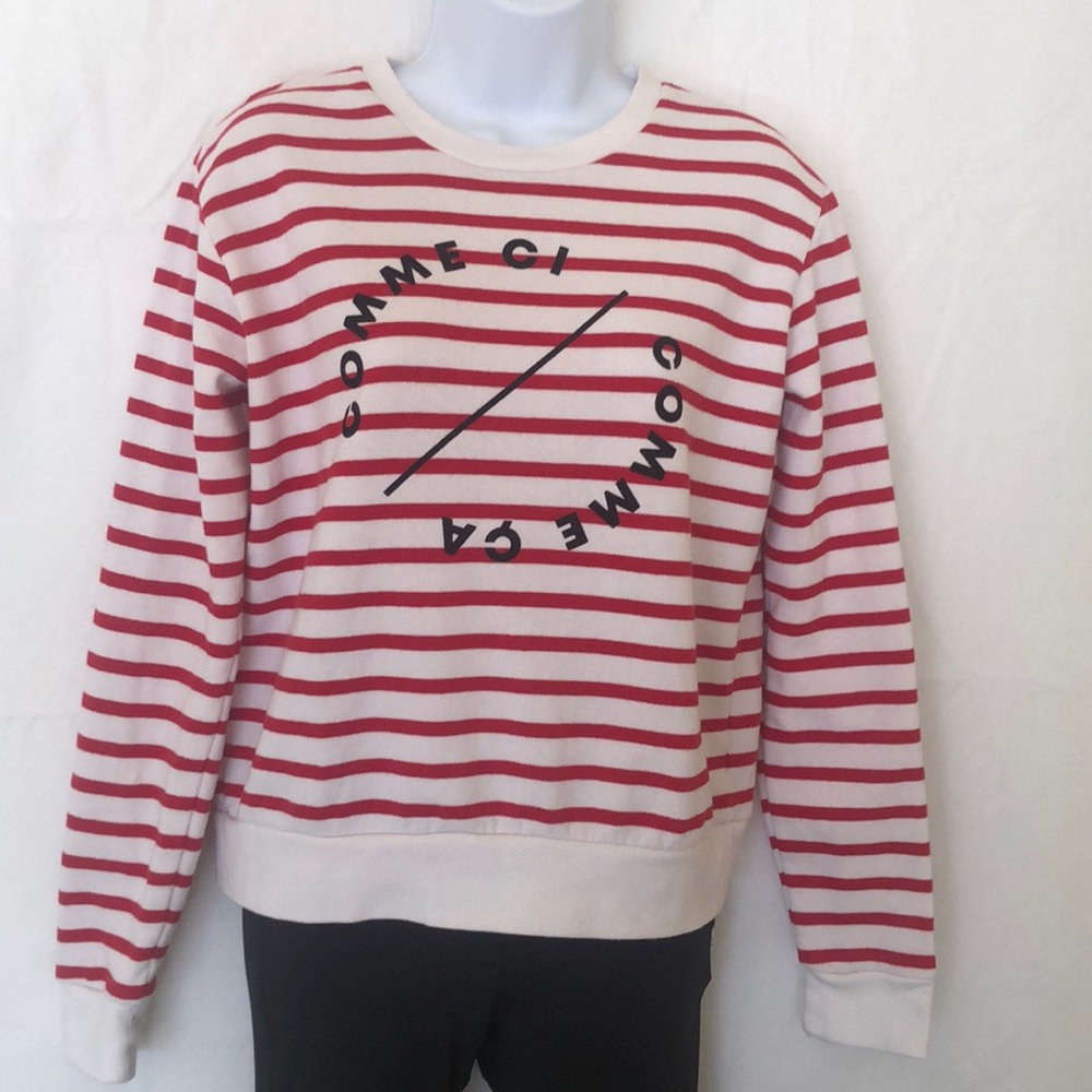 Cotton On red and white women’s XS sweater ❤️🤍